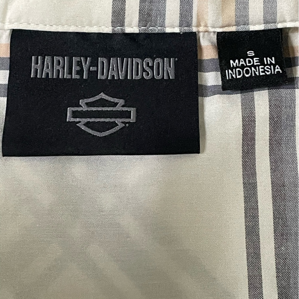 Harley Davidson motorcycles plaid shirt S - Picture 5 of 10